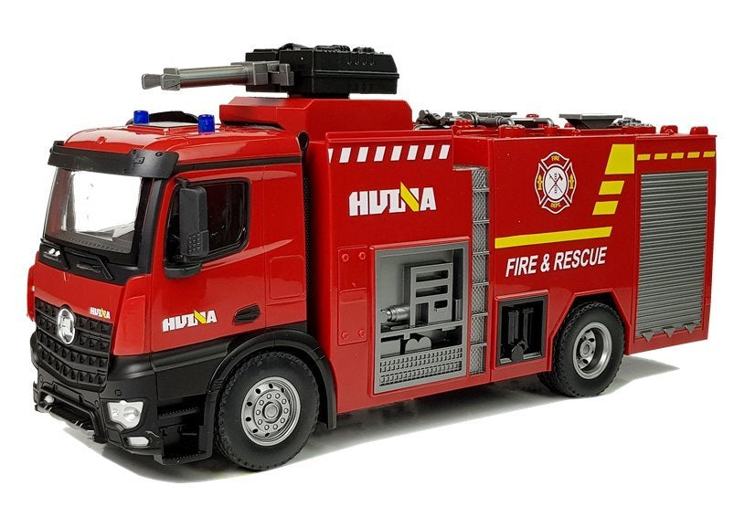 Hasičské auto na dálkové ovládání 1:14 s vodním dělem – Huina