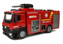 Hasičské auto na dálkové ovládání 1:14 s vodním dělem – Huina