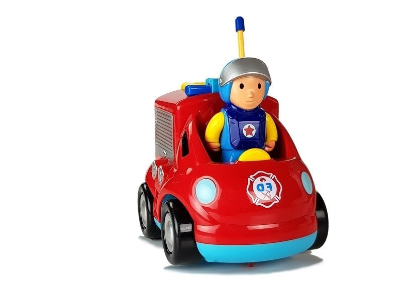 Hasičské auto na dálkové ovládání s volantem a zvuky