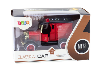 Hasičské auto s jízdou, světly a zvuky 1:36 – červené