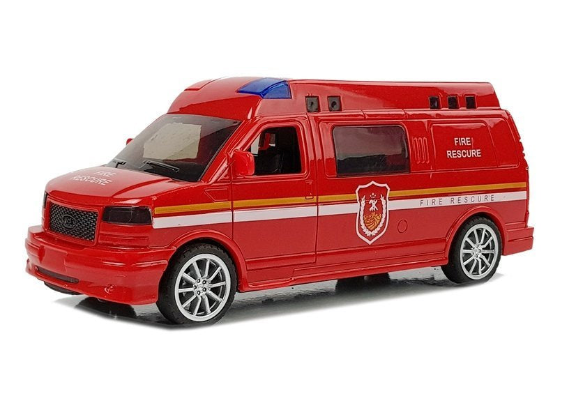 Hasičské auto s natahováním světly a zvuky