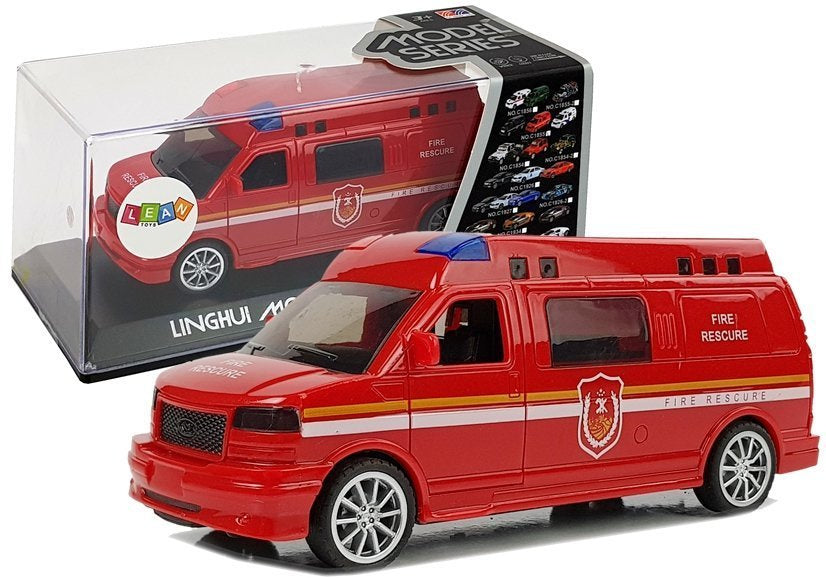 Hasičské auto s natahováním světly a zvuky