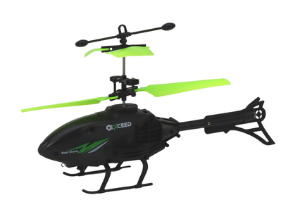 Helikoptéra ovládaná rukou – s náramkem černá zelená
