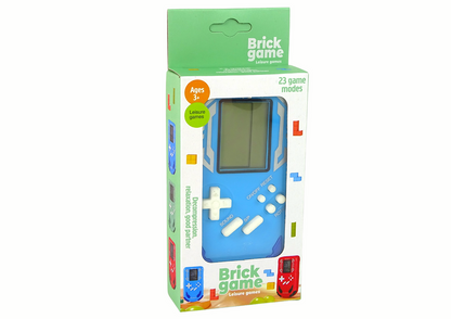 Herní konzole Brick Game – 23 her modrá | retro