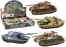 Hliníkový tank s frikčním pohonem – pohyblivá věž