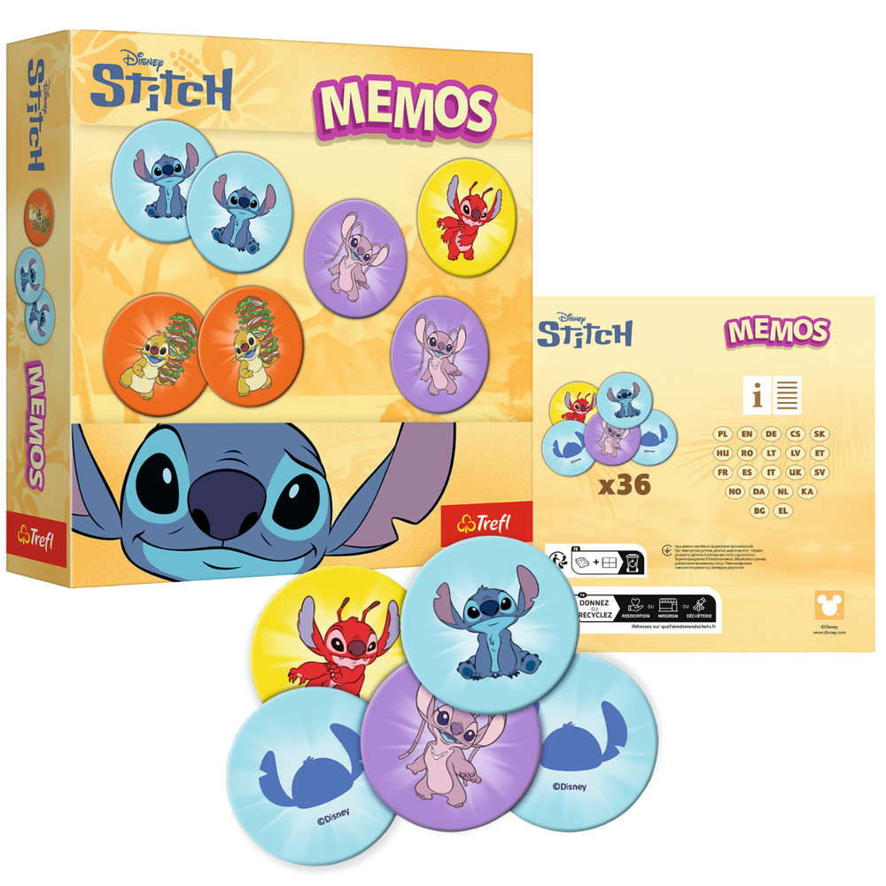 Hra Memos Lilo & Stitch pro děti – Trefl