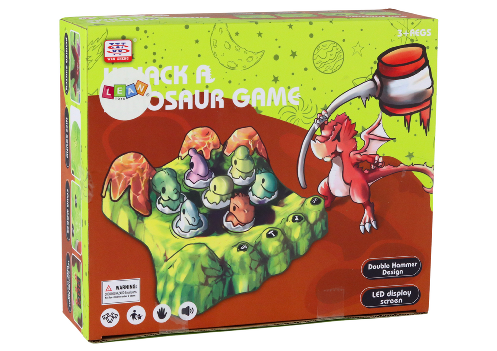 Hra na krtka s dinosaury – plansza 2 kladívka světla