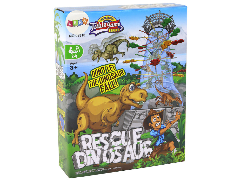 Hra na zručnost Padající dinosauři - věž z patyček pro celou rodinu