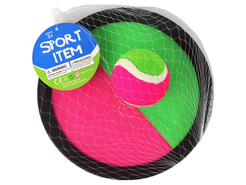 Hra na zručnost s pálkami a suchým zipem – Catch Ball