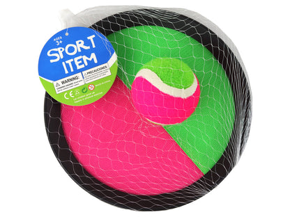 Hra na zručnost s pálkami a suchým zipem – Catch Ball