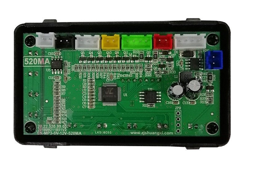 Hudební ovládací panel do elektrického autíčka na akumulátor