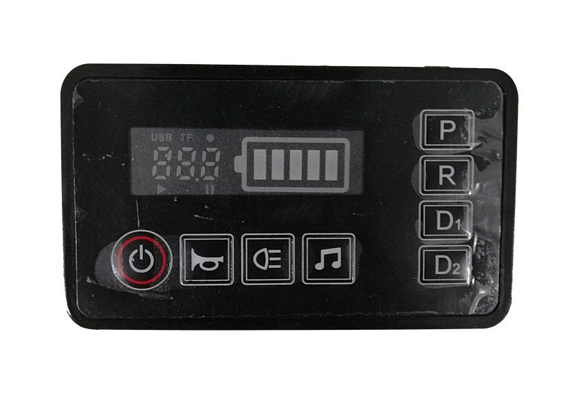 Hudební ovládací panel do elektrického autíčka na akumulátor