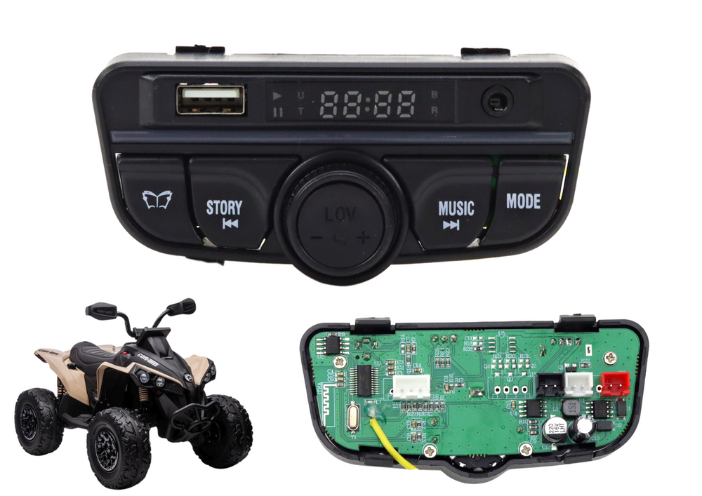 Hudební panel 12V s ovládáním – DK CA002 | Auto