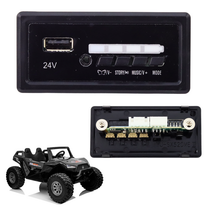 Hudební panel 24V pro dětské elektrické vozítko SX2039