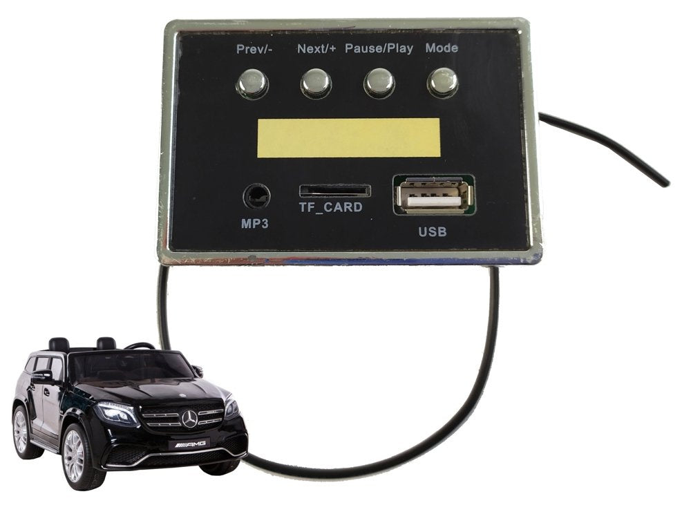 Hudební panel do elektrického auta Mercedes GLS63