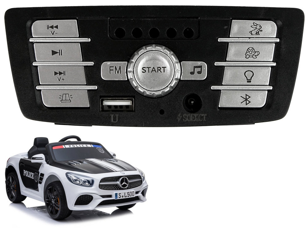 Hudební panel Mercedes SL500 policie – s akumulátorem