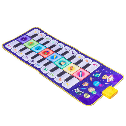 Hudební taneční mata s interaktivním pianem – Kosmos 120x48 cm