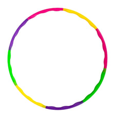 Hula hoop s masážními výstupky – skládací 7 dílů 50cm