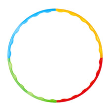 Hula hoop skládací s výstupky – 8 dílů 60cm | barevný