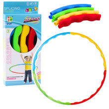 Hula hoop skládací s výstupky – 8 dílů 60cm | barevný