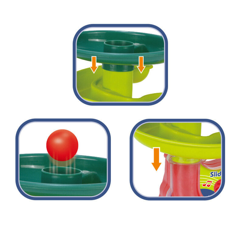 Interaktivní fontána s kuličkami a zvuky barevná