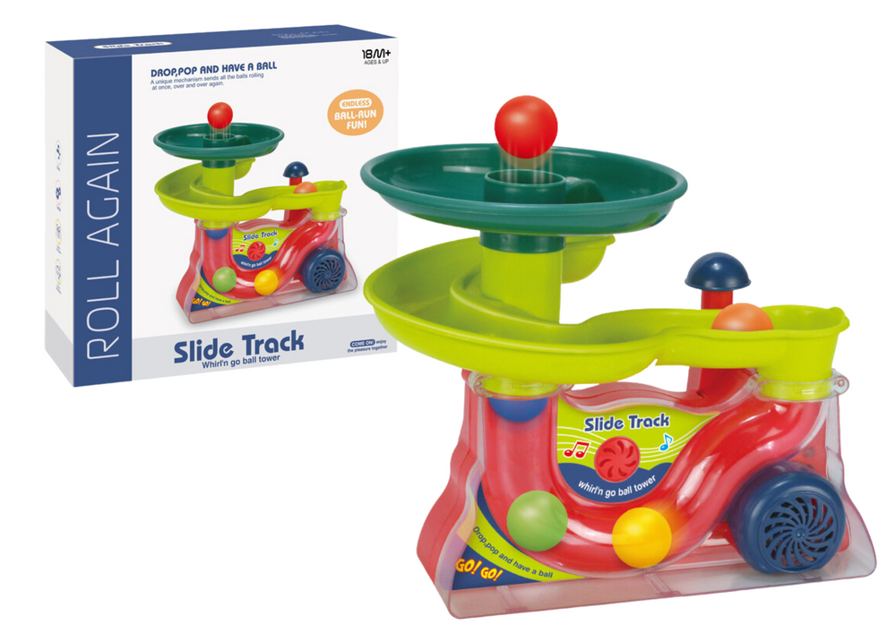 Interaktivní fontána s kuličkami a zvuky barevná