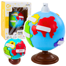 Interaktivní globus edukační – puzzle kontinenty pro děti
