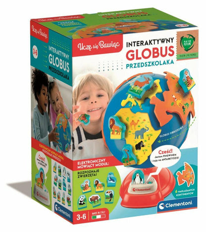 Interaktivní globus pro předškoláky se zvířátky – Clementoni