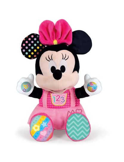 Interaktivní plyšová Disney Baby Minnie pro výuku a mazlení – Clementoni