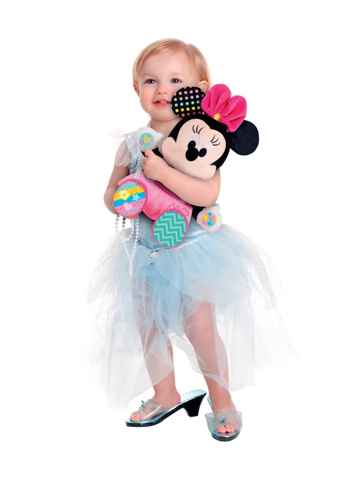 Interaktivní plyšová Disney Baby Minnie pro výuku a mazlení – Clementoni