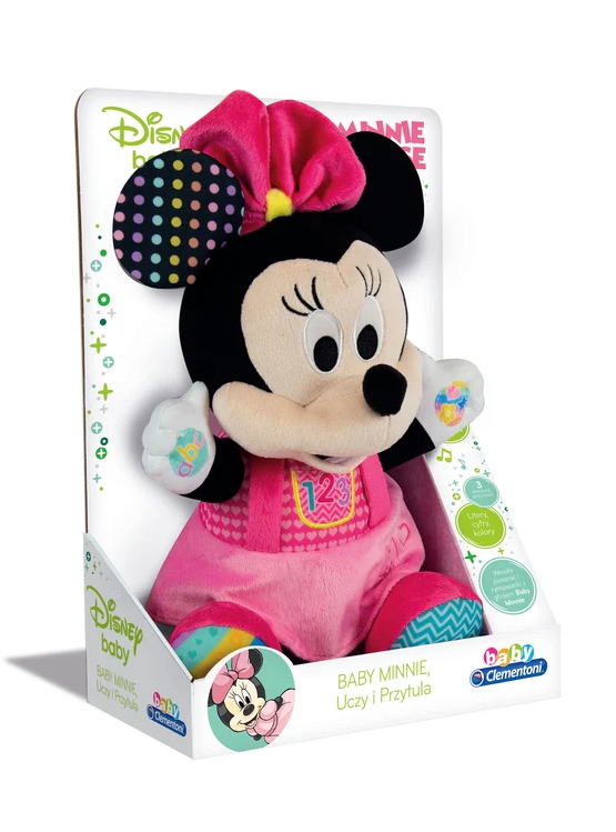 Interaktivní plyšová Disney Baby Minnie pro výuku a mazlení – Clementoni