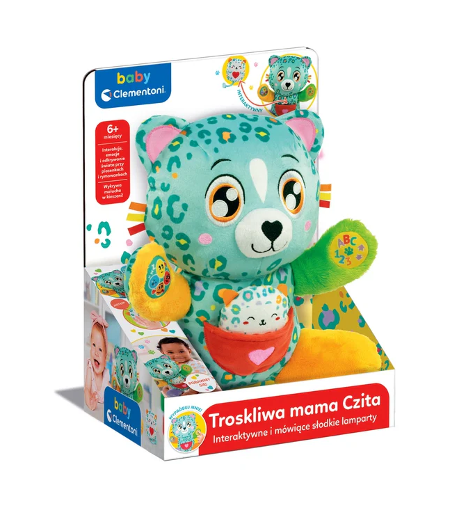Interaktivní plyšová leopardice Mama Chita – Clementoni