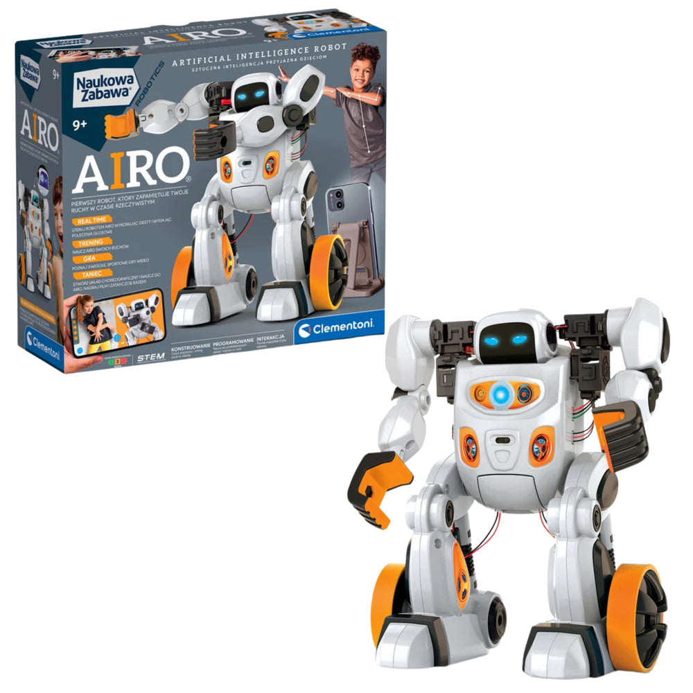 Interaktivní robot Airo - vědecká zábava v češtině – Clementoni