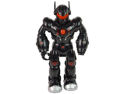 Interaktivní robot chodící – se zvuky a světly | černý