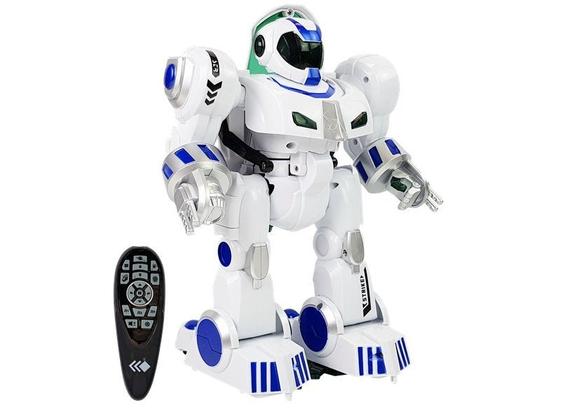 Interaktivní robot na dálkové ovládání s tancem a otiskem prstu
