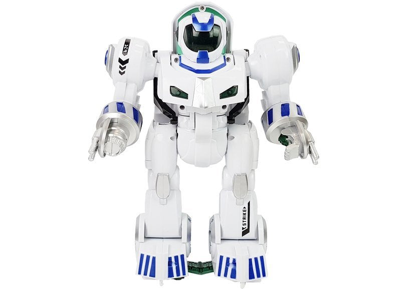 Interaktivní robot na dálkové ovládání s tancem a otiskem prstu