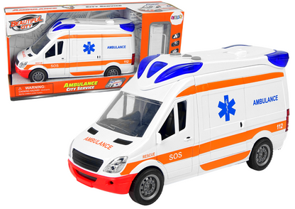 Interaktivní sanitka se zvuky a světly – pro děti od 3 let