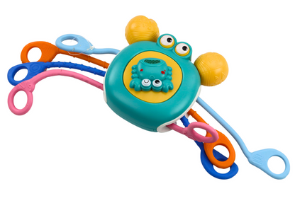 Interaktivní senzorický krab edukační kousátko pro děti