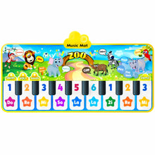 Interaktivní taneční mata piano se zvířátky ze ZOO – 10 melodií