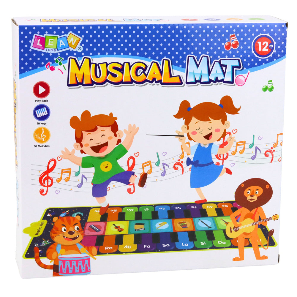 Interaktivní taneční mata piano se zvířátky ze ZOO – 10 melodií