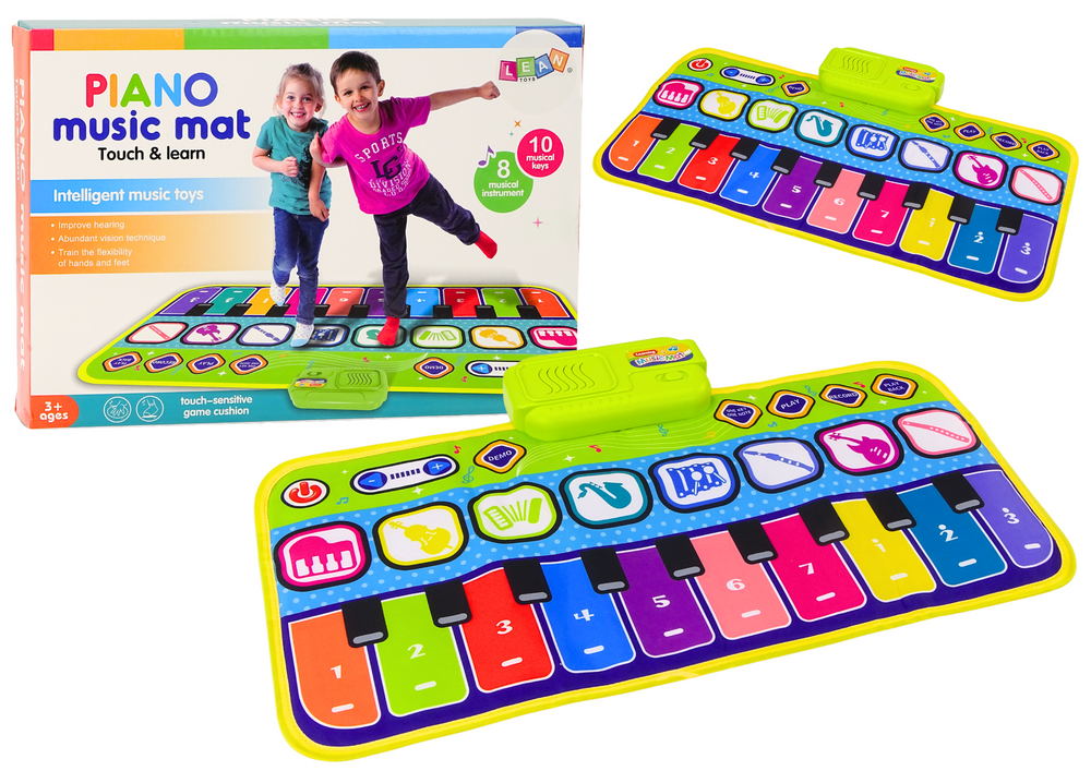 Interaktivní taneční mata s pianem a nástroji 60×30 cm