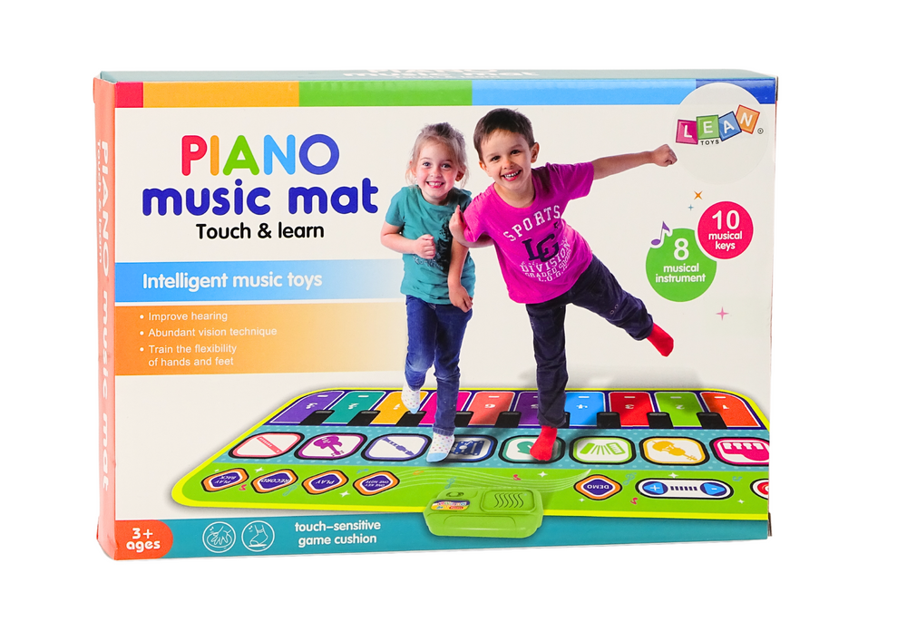 Interaktivní taneční mata s pianem a nástroji 60×30 cm