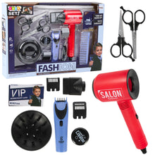 Kadeřnický set pro chlapce – se sušičem a strojkem