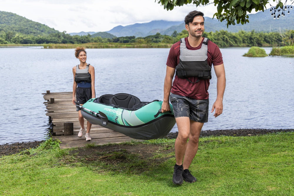 Kajak nafukovací dvoumístný 330x86 cm s pádly – Bestway