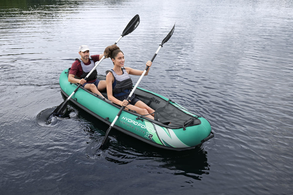 Kajak nafukovací dvoumístný 330x86 cm s pádly – Bestway