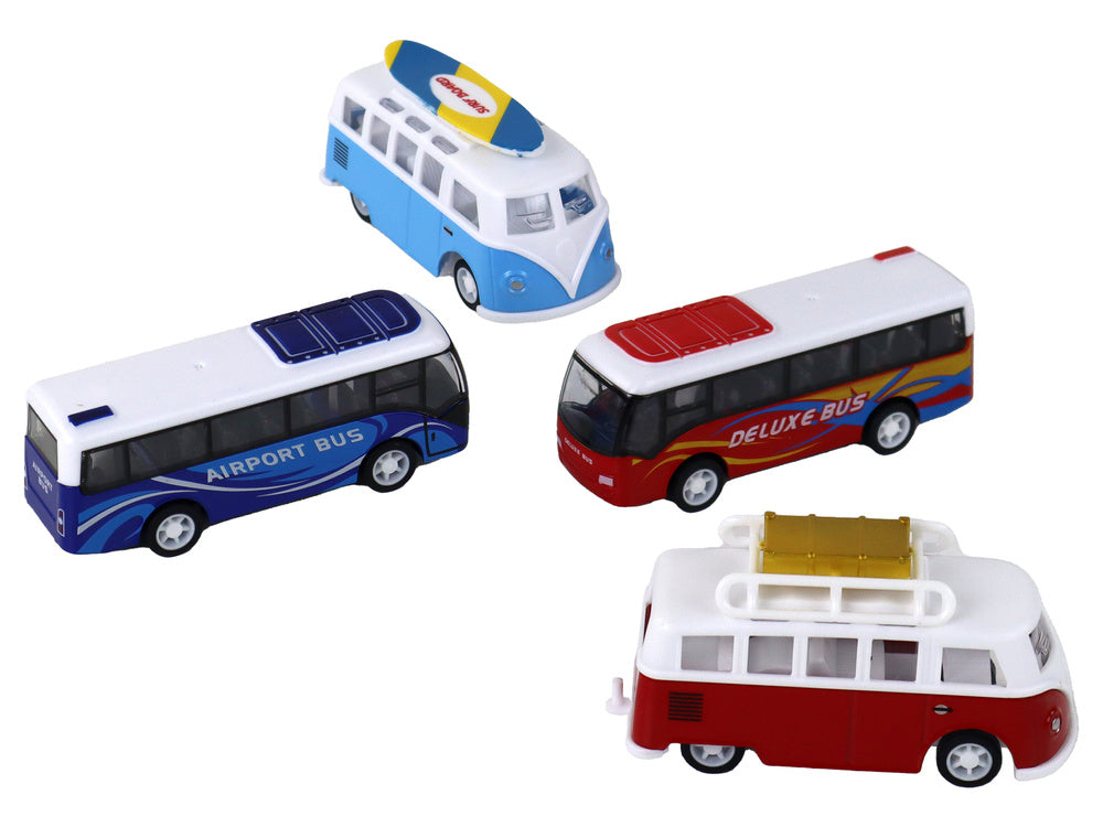Kampery a autobusy 1:87 – setrvačný pohon sada 4ks
