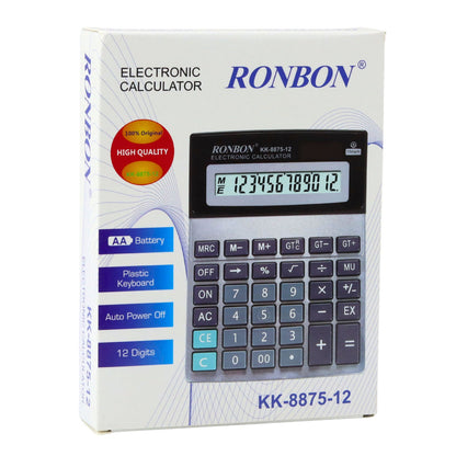 Kancelářská kalkulačka 12místný displej – Ronbon KK 8875 12