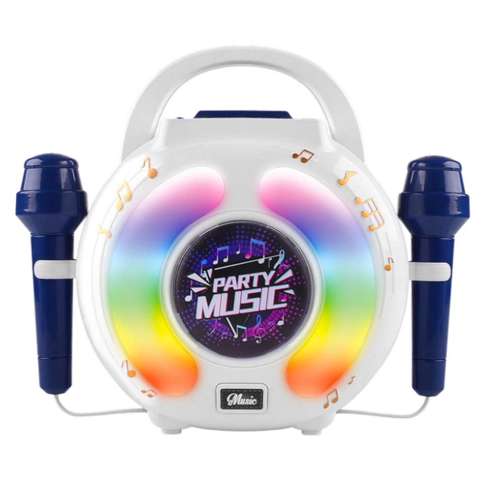Karaoke set dva mikrofony – Bluetooth LED reproduktor