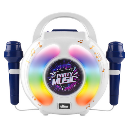 Karaoke set dva mikrofony – Bluetooth LED reproduktor