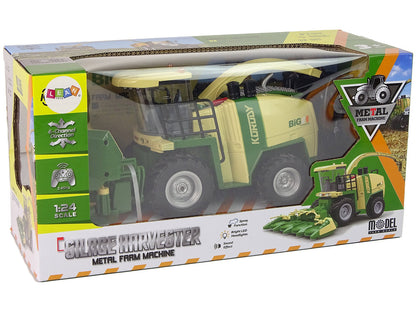 Kombajn na dálkové ovládání – 1:24 kouř světla zvuky 2.4G